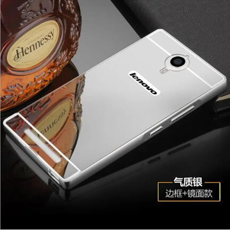 Для Fundas Lenovo K3 K4 K5 NOTE S850 P70 S90 Z90 vibe P2 K6 Note чехол Hybird зеркальный металлический