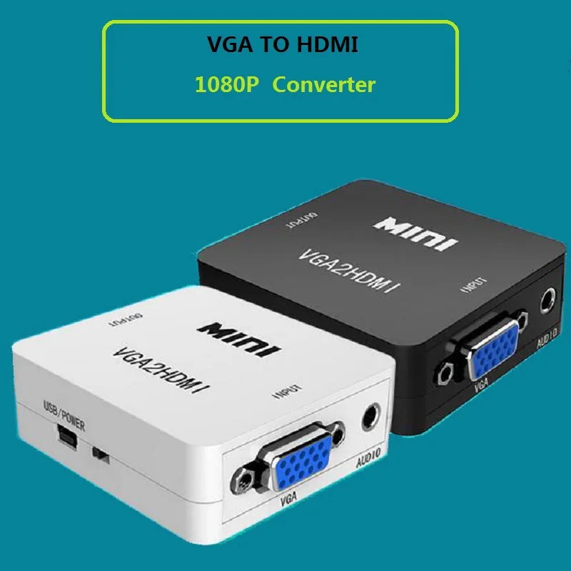 VGA к HDMI 1080 конвертер с P Аудио разъем адаптера MHL Поддержка USB питание для тетрадь PC