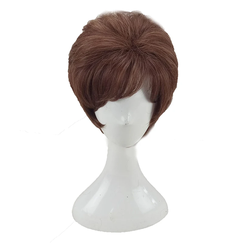 HAIRJOY женский стрижка Pixie черный коричневый блондин фиолетовый 6 цветов короткий прямой термостойкий синтетический парик