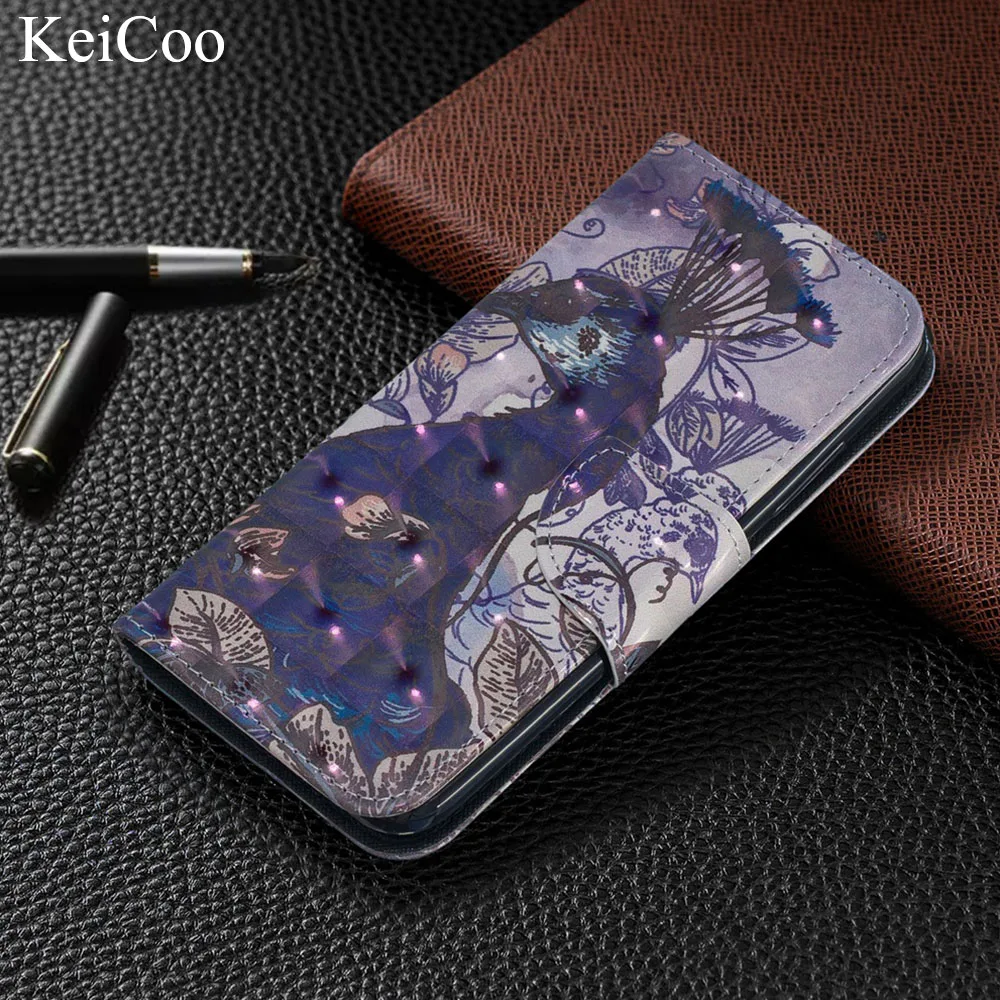 Чехол книжка с 3d рисунком для huawei P20 lite (2019) чехлы из искусственной кожи nova 5i GLK LX1