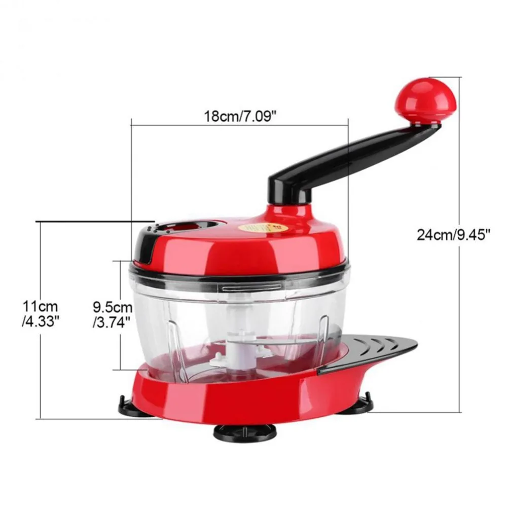 1.5L Household Multi-Function Blender Manual Cutter Food Processor Meat Grinder Vegetable Chopper Shredder Egg Fruit Sala | Дом и сад