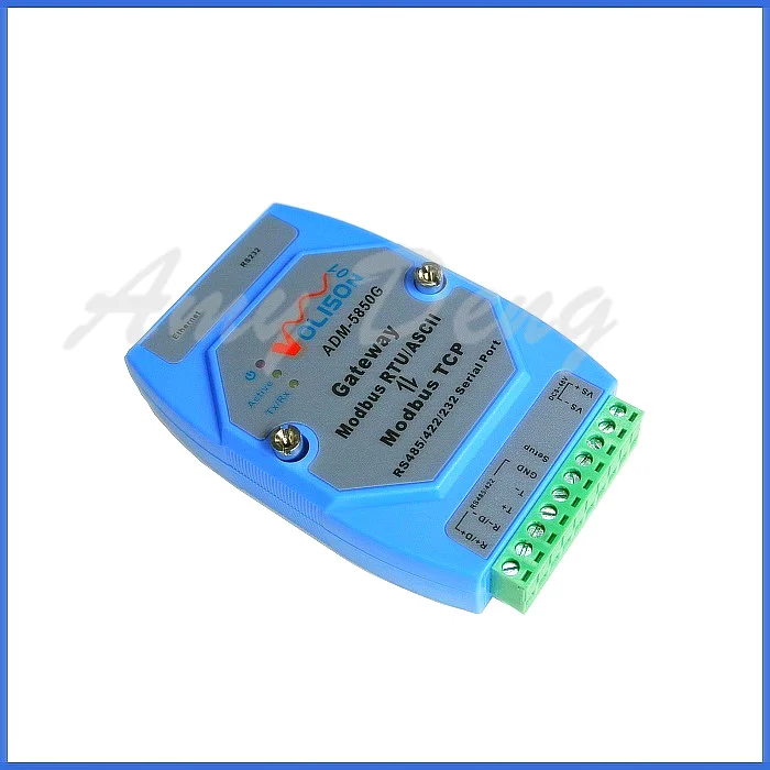 ADM-5850G промышленный Шлюз Modbus, MODBUS RTU/ASCII к Modbus TCP, поддержка последовательного порта ПЛК
