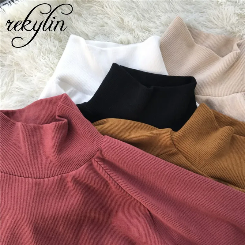 Women's High Collar Thick Long-sleeved Sweater Spring and Autumn Wild Loose Hooded Student Shirt | Женская одежда