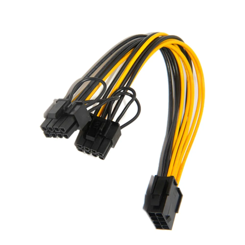 1 шт. камер Мгновенной Печати Mini 8-pin 8pin двойной (6 + 2) Pin PCIe видеокарта Мощность