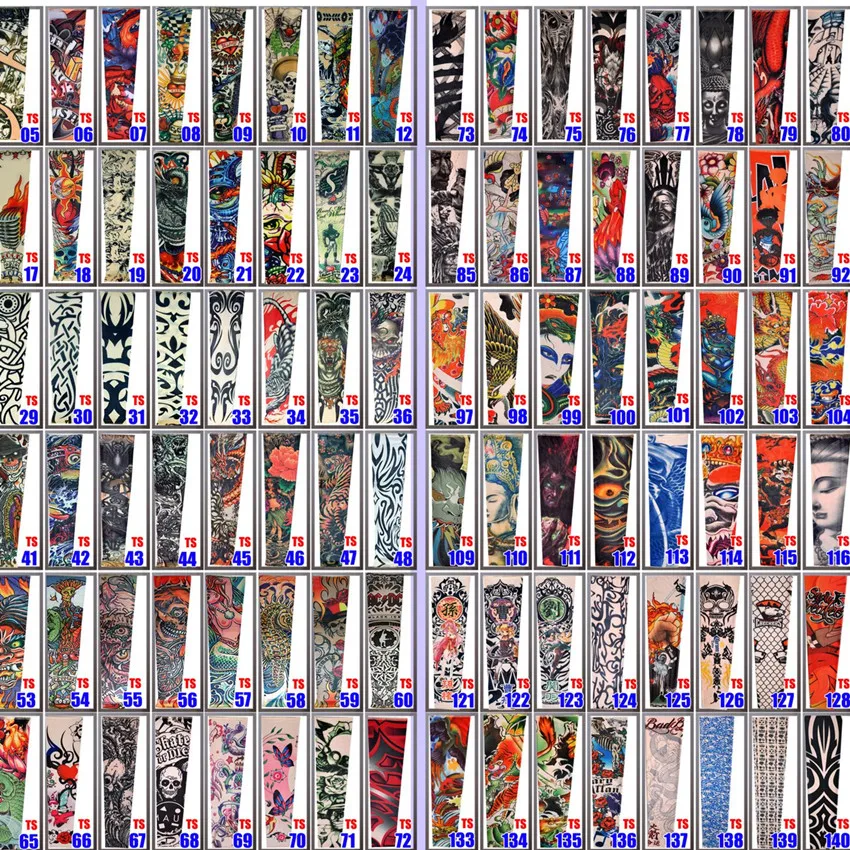 200 шт. новая мода для взрослых вождения Солнцезащитная татуировка на руку рукавах