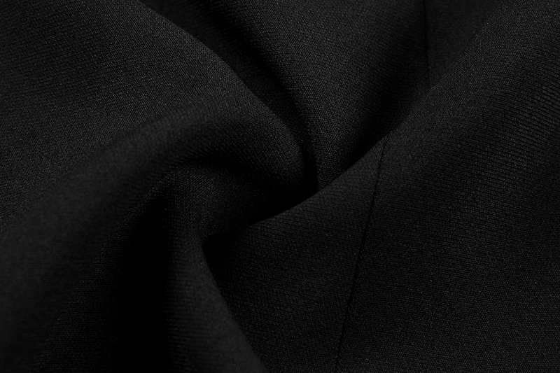 

Beaateen Black Deep V Rivet Spring Women Party Dress Fashion Cloak Sleeves Midi Bodycon Women Dress Vestidos 2018 New Arrival