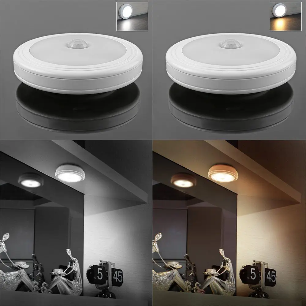 6 LED инфракрасный датчик движения из PIR ночник под шкафом шкаф лестницы кухня