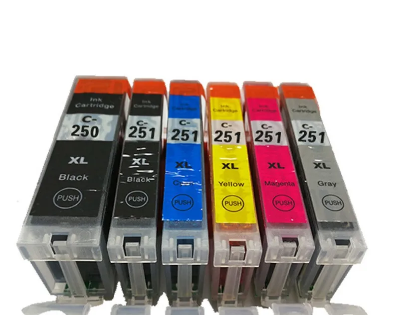 Картридж для принтера Canon MG6420 / MG6620 IP7220/MX722 6 шт./компл.|cartridge for canon|cartridge printercartridge canon