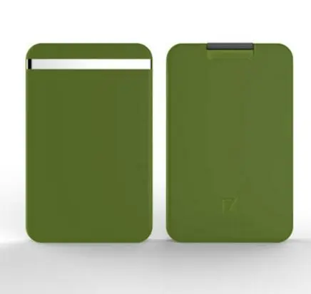 green B Тонкий анти-боковой держатель для Карт RFID блокирующий карбоновый кошелек для мужчин и женщин мужской женский чехол для карт кошелек - Цвет: green B