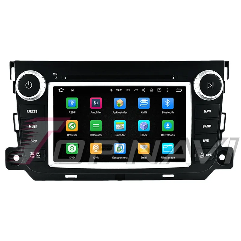 Topnavi 7 ''Octa Core Android 10 0 автомобильный DVD мультимедийный плеер для Smart Fortwo (2012 ) BENZ