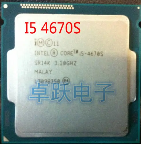 Процессор Intel Core i5 4670S четырехъядерный процессор LGA1150 100% рабочий для настольного