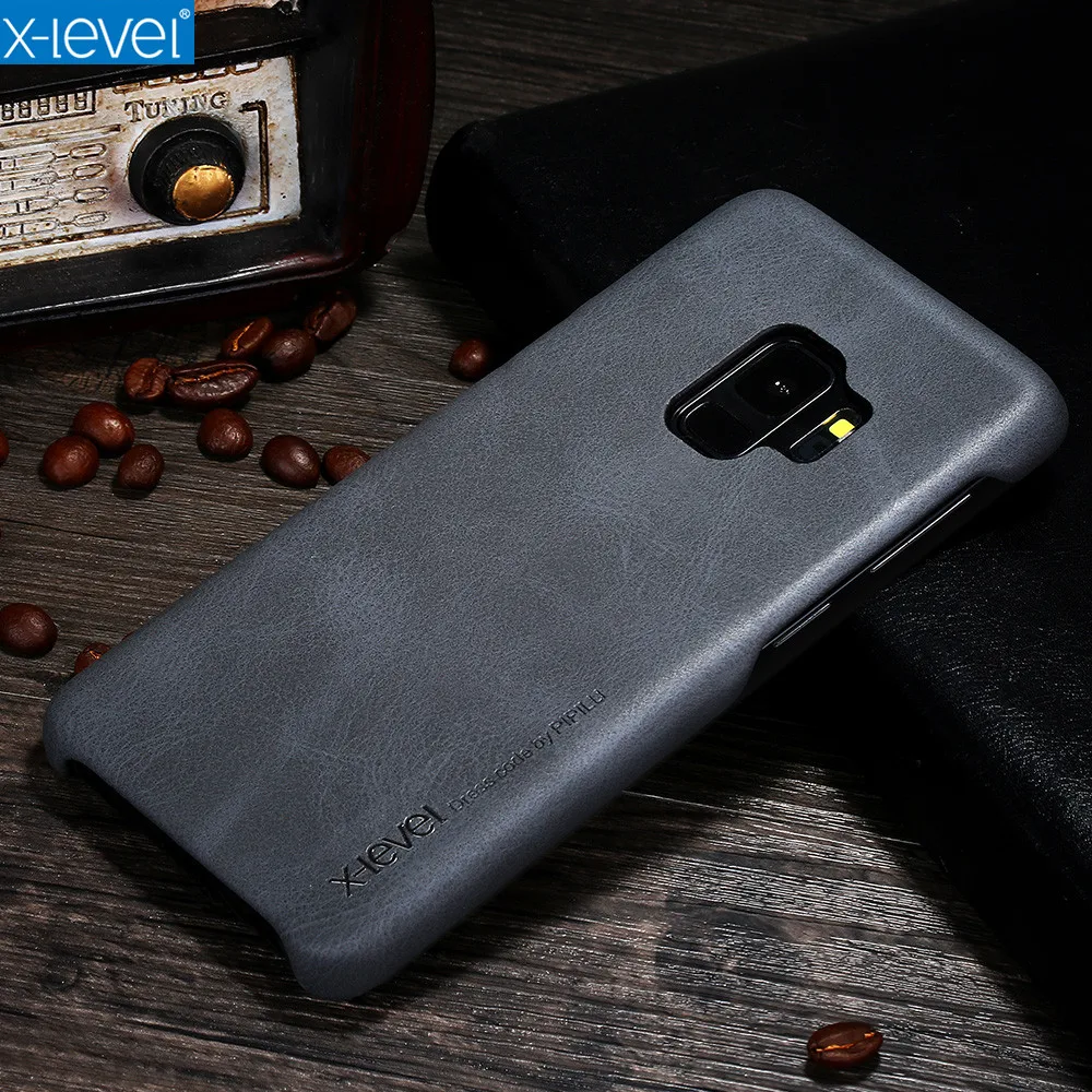 X-Level чехол из искусственной кожи для Samsung Galaxy Note 9 8 5 S7 Edge S8 S9 Plus J3 J4 J5 J6 J7 A3 A5 A7 A6 A8