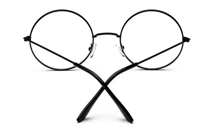 Винтажные круглые металлические оправы для очков John Lennon Steve Jobs, ретро модные очки с полной оправой Rx able
