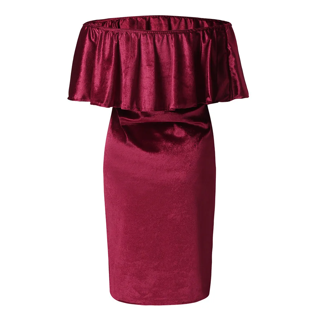 SAGACE платье для беременных однотонные платья с открытыми плечами пикантные