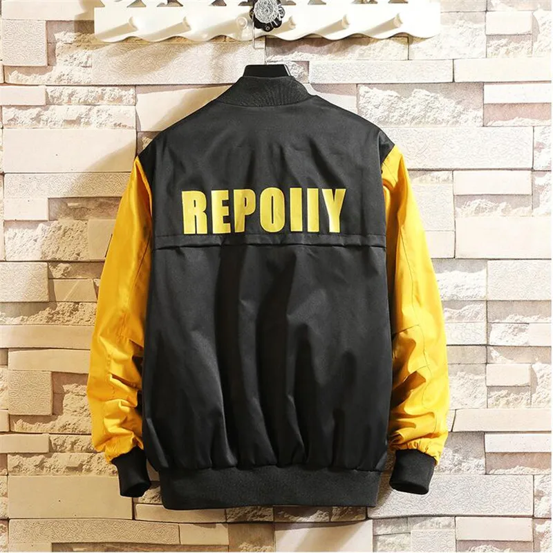 Весна 2019 Большие размеры Мужская куртка-пилот пальто для мужчин хип-хоп Уличная
