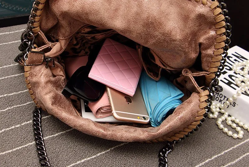 Женщины сумку мода 2016 скраб роскошные подлинная pu кожаная сумка цепи известный