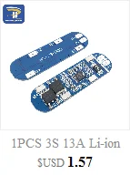 5 шт./лот 1S 15A 3,7 V литий-ионная 3MOS 4MOS 6MOS BMS PCM плата защиты батареи PCM для 18650 литиевая Львиная батарея