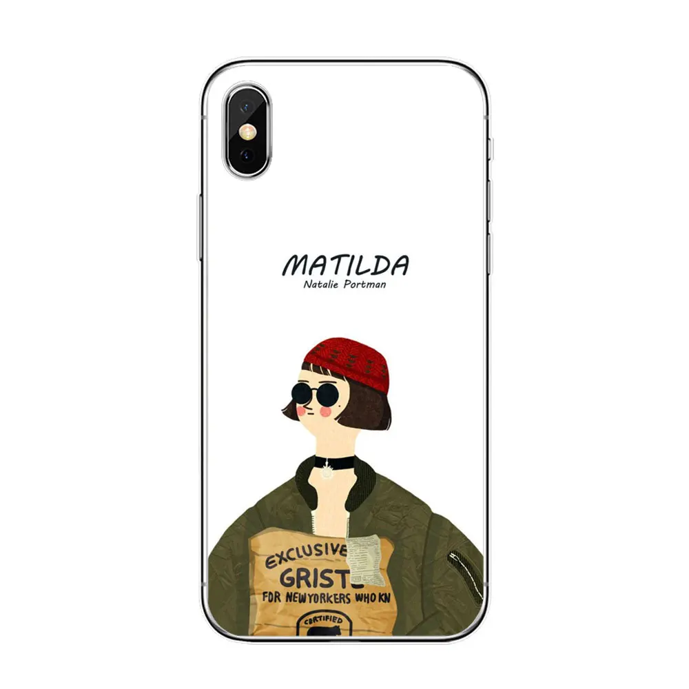 Soft TPU D9015 Классный художественный парный чехол для телефона Leon и Matilda для iPhone 11 pro max 7 5S SE 4S 6S 8 7 Plus мягкий чехол из тпу для huawei P20 Lite чехол - Цвет: Soft TPU D9015