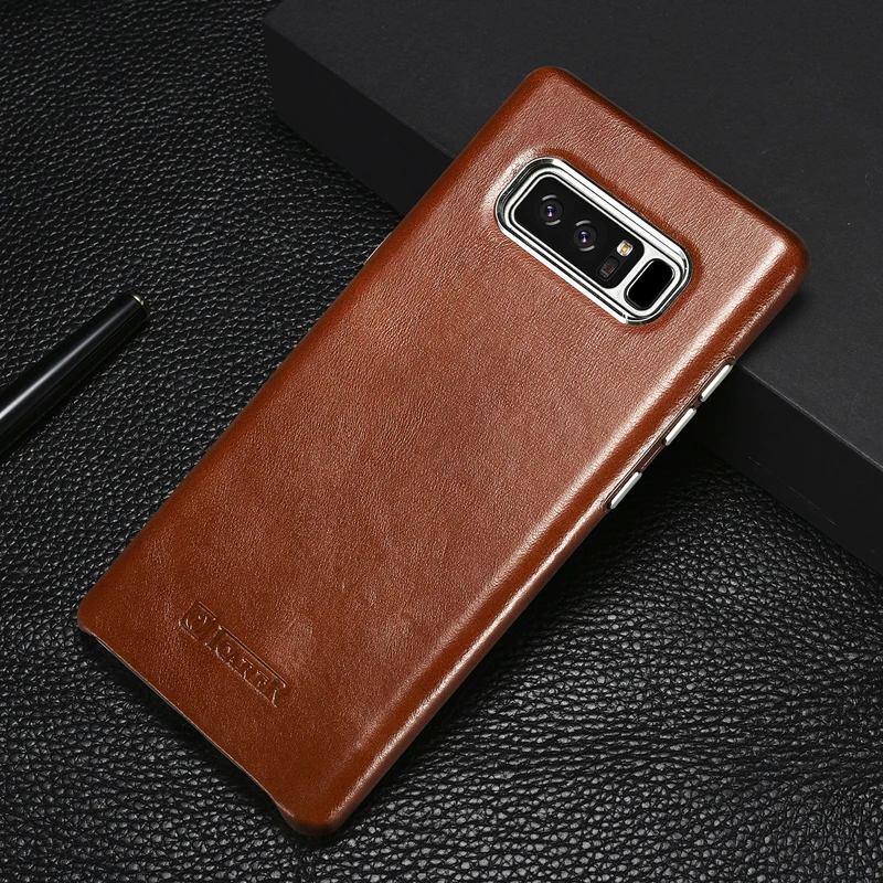 Чехол из натуральной воловьей кожи для Samsung Galaxy Note8 тонкий защитный