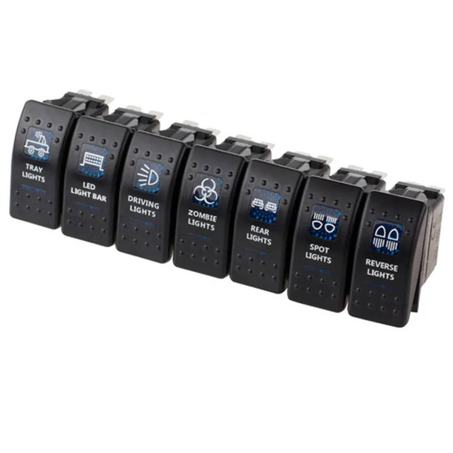 1 шт. автомобильный переключатель 12 В для грузовика светодиодный света 5