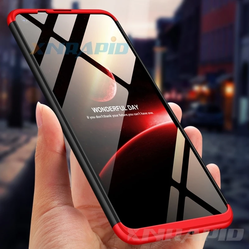 360 полный защитный чехол для Xiaomi Redmi Note 7 S Матовый Жесткий противоударный Pro
