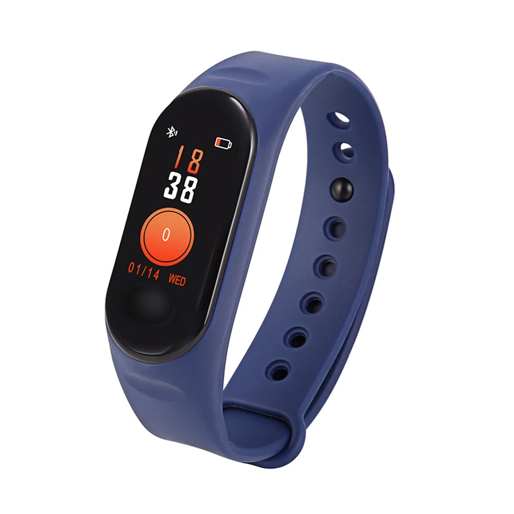 M3 водонепроницаемые подарочные Смарт часы с датчиком кровяного давления модный