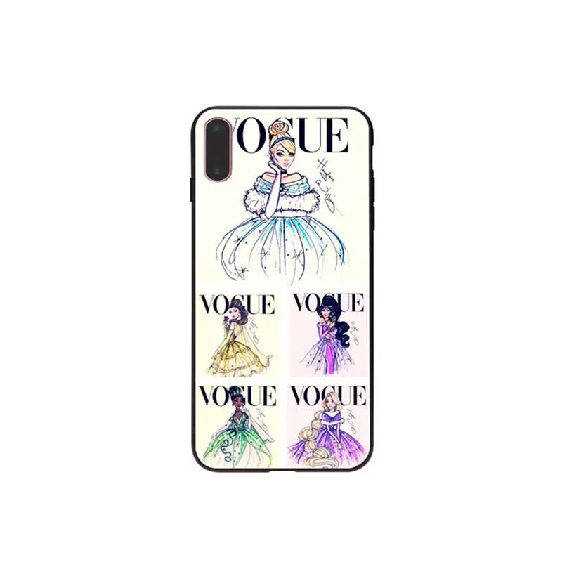 Надпись More Issues than Vogue Черный Мягкий чехол для телефона с изображением цветов iPhone 7