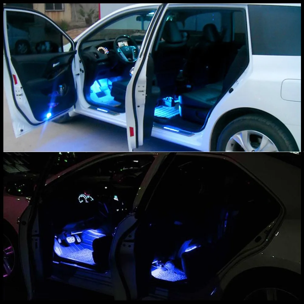 Интерьер автомобиля атмосфера светильник RGB светодиодный для VW Polo Golf 4 5 6 Touareg Passat
