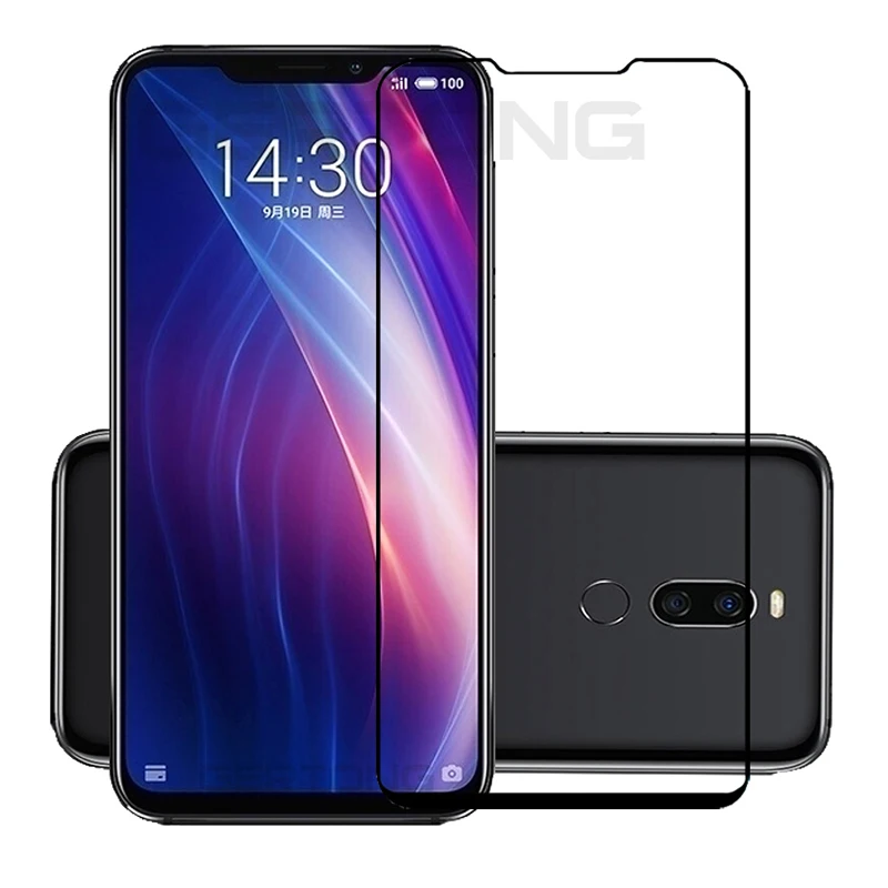 Закаленное стекло с полным покрытием для Meizu X8 V8 Note 10 M6T 16th 16 Plus 15 M6 M6S Pro 7 защита