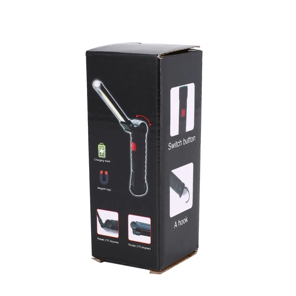 Складной портативный прожектор с магнитным основанием и USB-зарядкой | Лампы