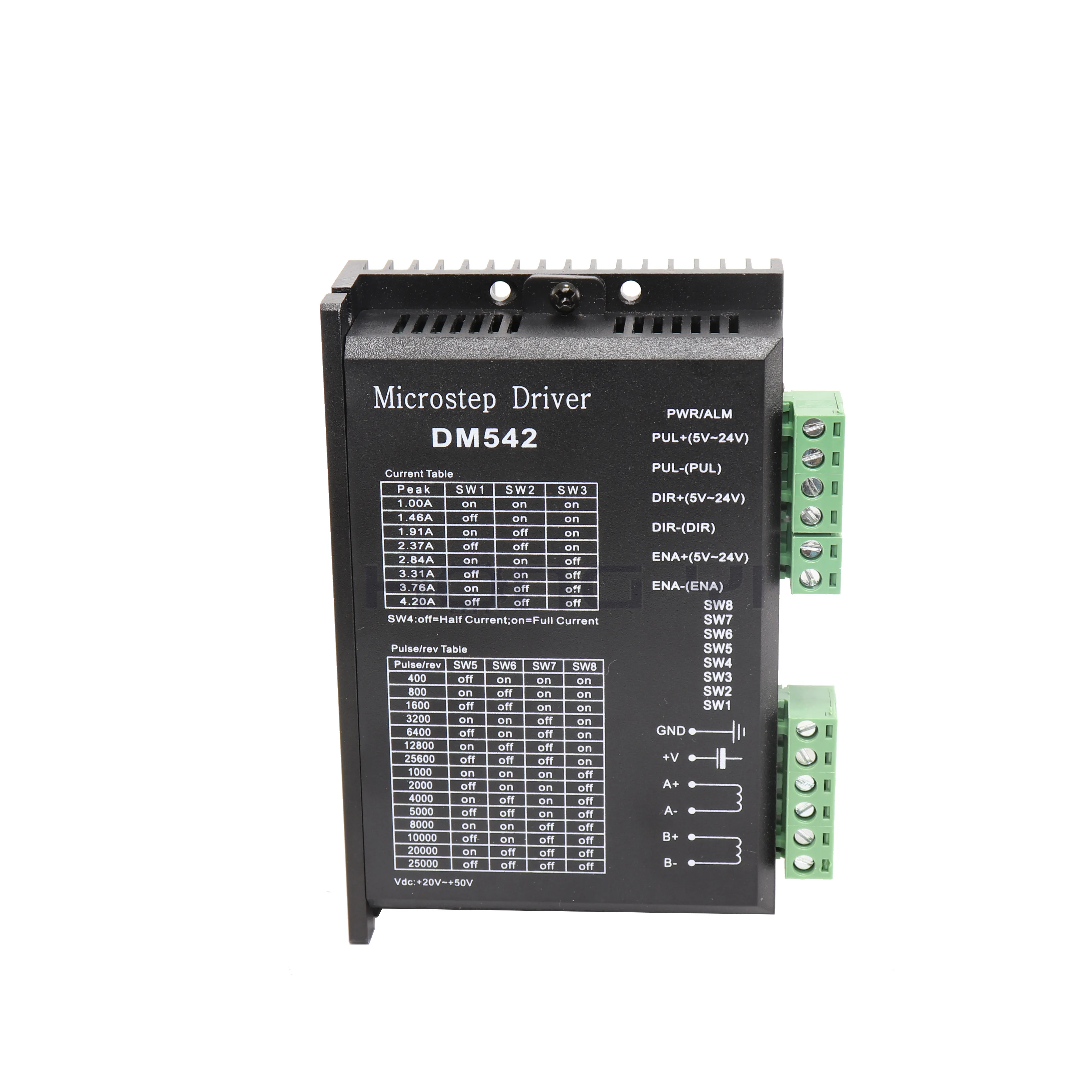 1 шт. DM542 шаговый мотор контроллер Leadshine 2-фазный цифровой Драйвер шагового двигателя 18-48 В постоянного тока Макс. 4.2A для 57 86 мотор с последовательным возбуждением