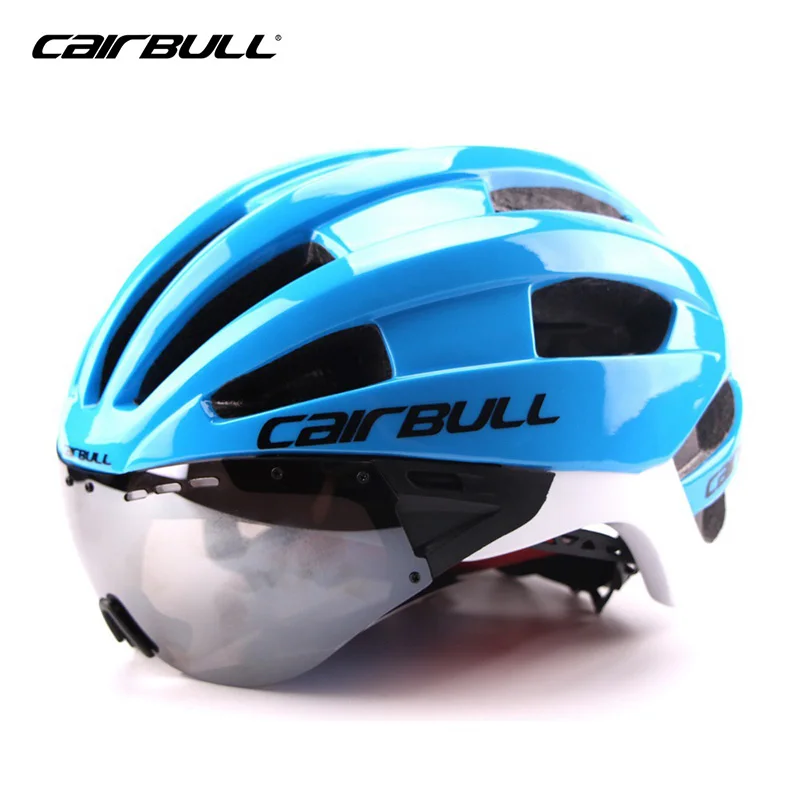 2017 Cairbull In mold взрослый велосипедный шлем гоночный пробный с очками ультралегкий EPS