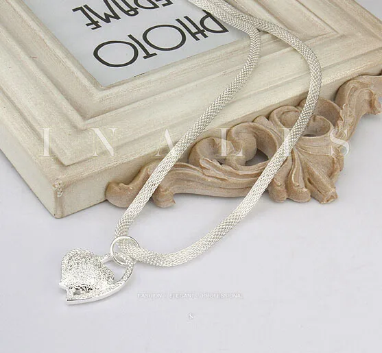 Изящные модные милые серебряные ювелирные изделия Серебряное ожерелье 925 с