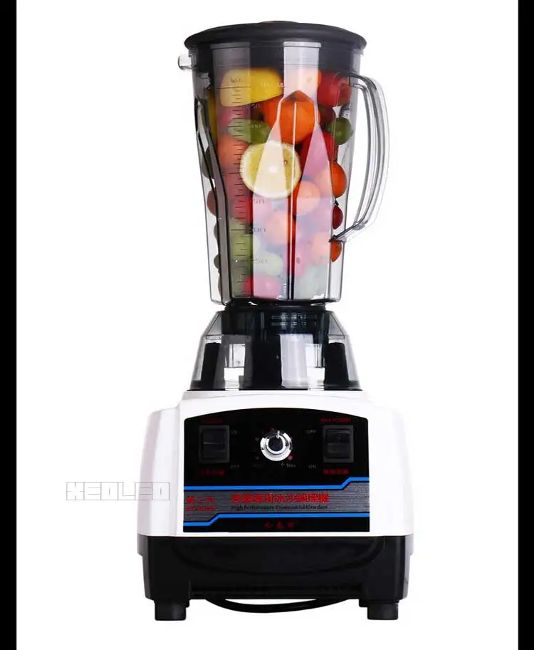 Xeoleo 2.5HP BPA бесплатно коммерческий блендер миксер 2л сверхмощный блендер 1900 Вт Мощный кухонный комбайн ледяной смузи бар блендер