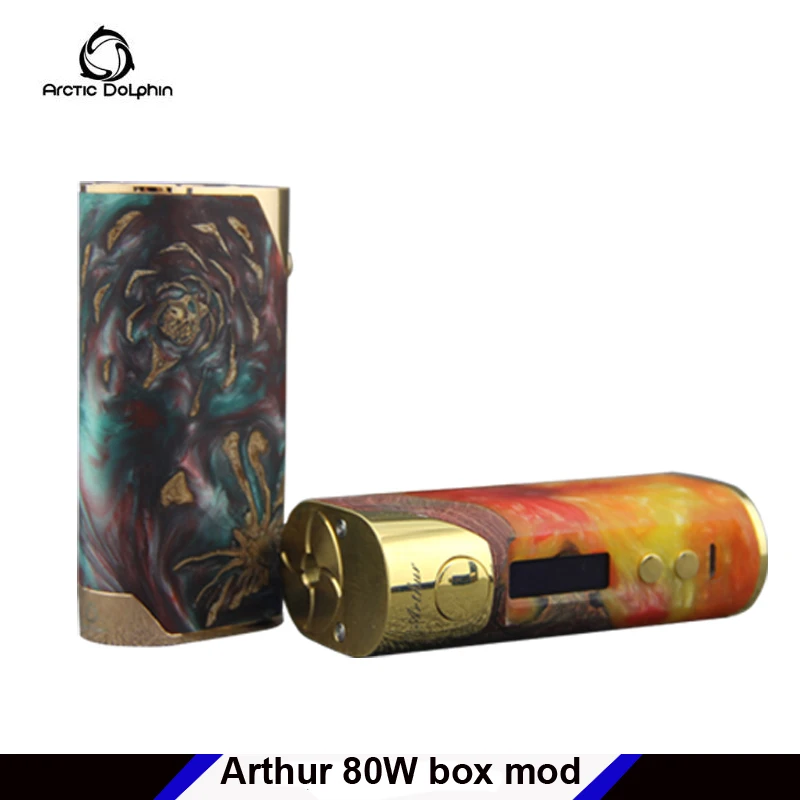 Оригинальный Arctic Dolphin Arthur 80 W коробка мод стабилизированная электронная сигарета