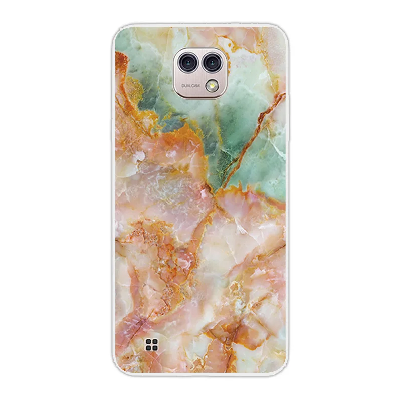 For LG X Cam Case Luxury Fundas Marb Back Covers for K580 K580DS Coque Soft Silicone Capa Lg 5.2&quot Cases |