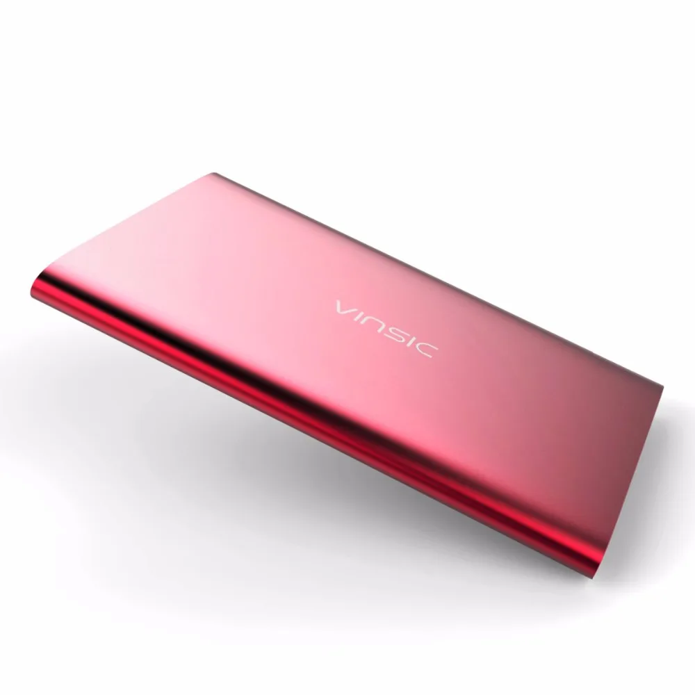 Vinsic Ultra Slim 20000 мАч запасные аккумуляторы для телефонов Портативный внешний