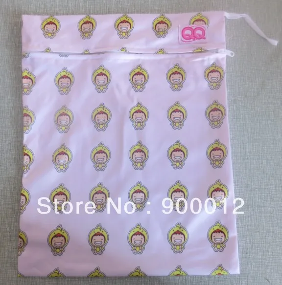 

Diaper Wetbags Promotion Free Shipping -40 Printed Polyester With PUL 1 Pocket Wet Bags Waterproof Wetbags 100Pcs Mummy bags