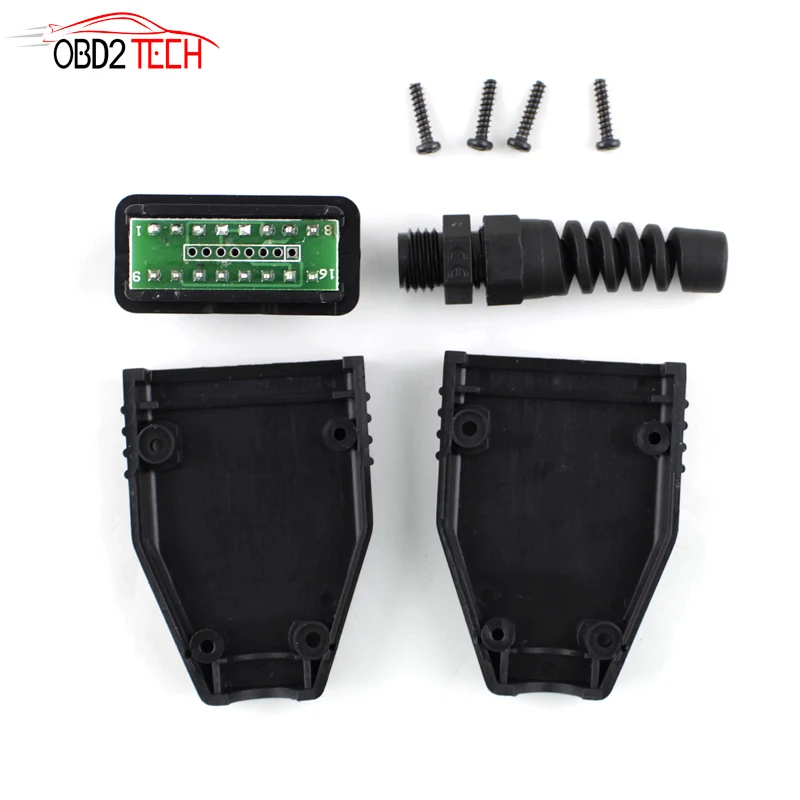 16Pin OBD2 разъем OBD 2 16 Pin адаптер II OBDII J1962 соединитель автомобильный диагностический