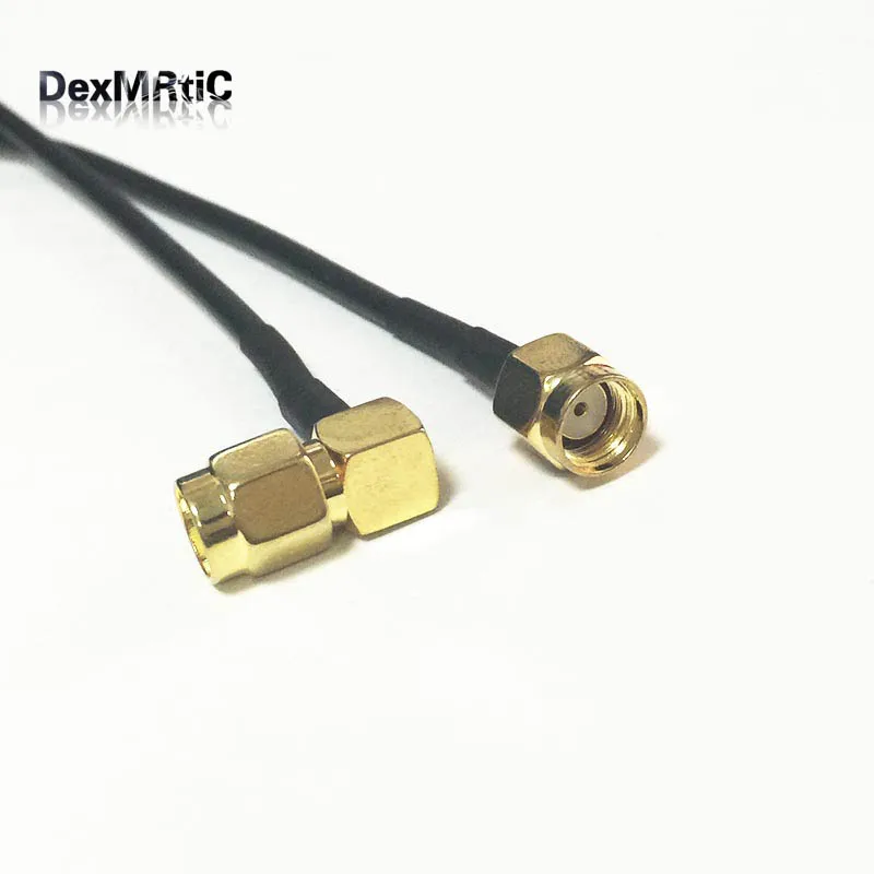 Wi-Fi антенный адаптер RP SMA штекер ST переключатель прямоугольный RF коаксиальный