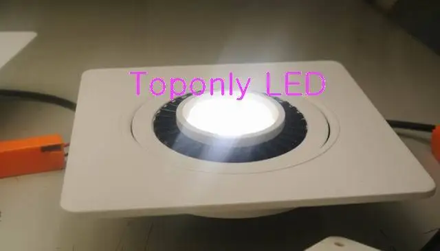 

360 регулируемый светодиодный светильник 7 Вт Bridgelux cob led down lighting lamp CRI>80 UL led driver AC100-240v 100 шт./лот Бесплатная доставка