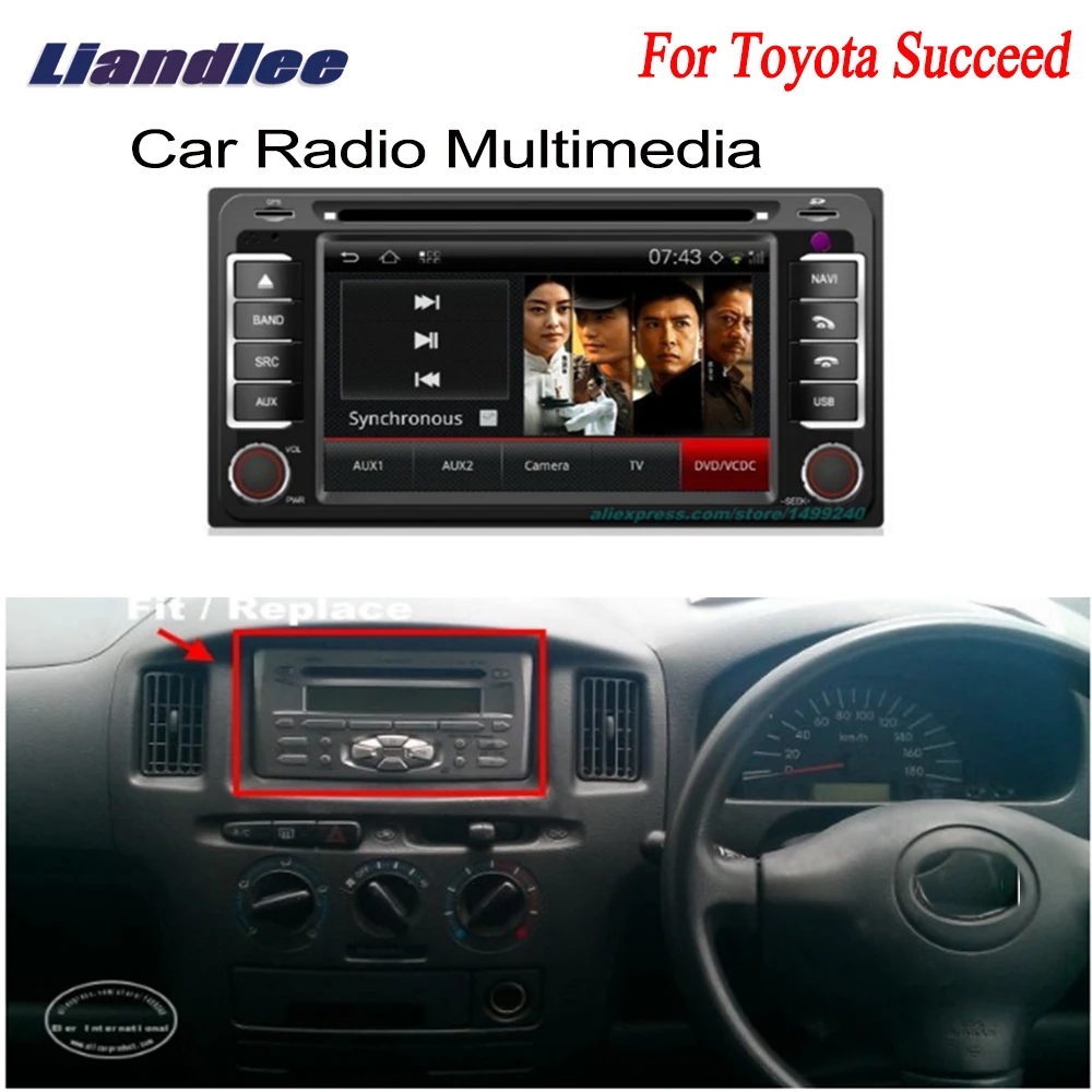 Liandlee для Toyota Succeed 2002~ 2012 2 din Автомобильный Android gps Navi навигационные карты радио CD DVD плеер Видео Стерео Аудио OBD2 ТВ