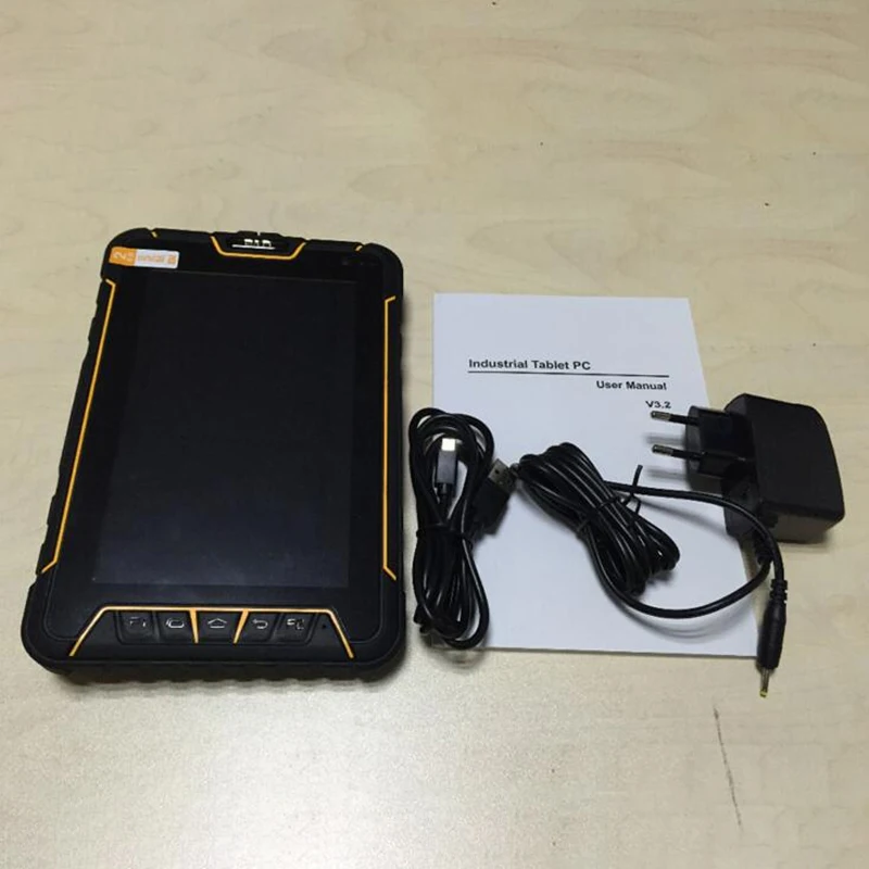 7'' Android IP67 Waterproof Industrial Tablet with 4G WIFI BT GPS CCD Barcode Scanner LF NFC UHF RFID Reader Fingerprint