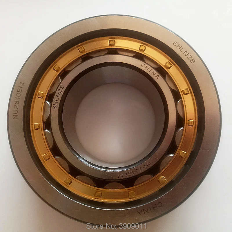 

SHLNZB Bearing 1Pcs NU210 NU210E NU210M C3 NU210EM NU210ECM 50*90*20mm Brass Cage Cylindrical Roller Bearings