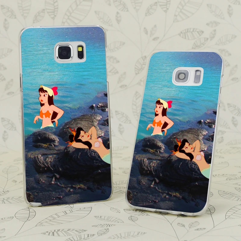 C0947 Peter Pan S Mermaid Lago Transparent Hard PC Case Cover For Samsung Galaxy 3 4 5 6 7 Mini Edge Plus Note 9 |