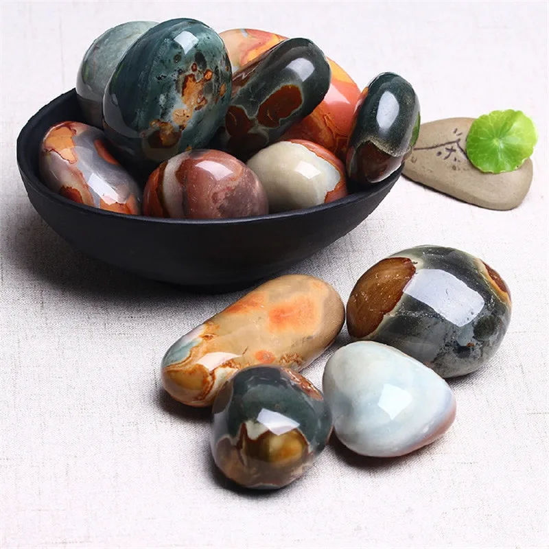 

Natural Stones Ball Ocean Jasper Round Mineral Ore Specimen Agate Crystal Quartz Home Desk Decorations Reiki Fengshui Collection