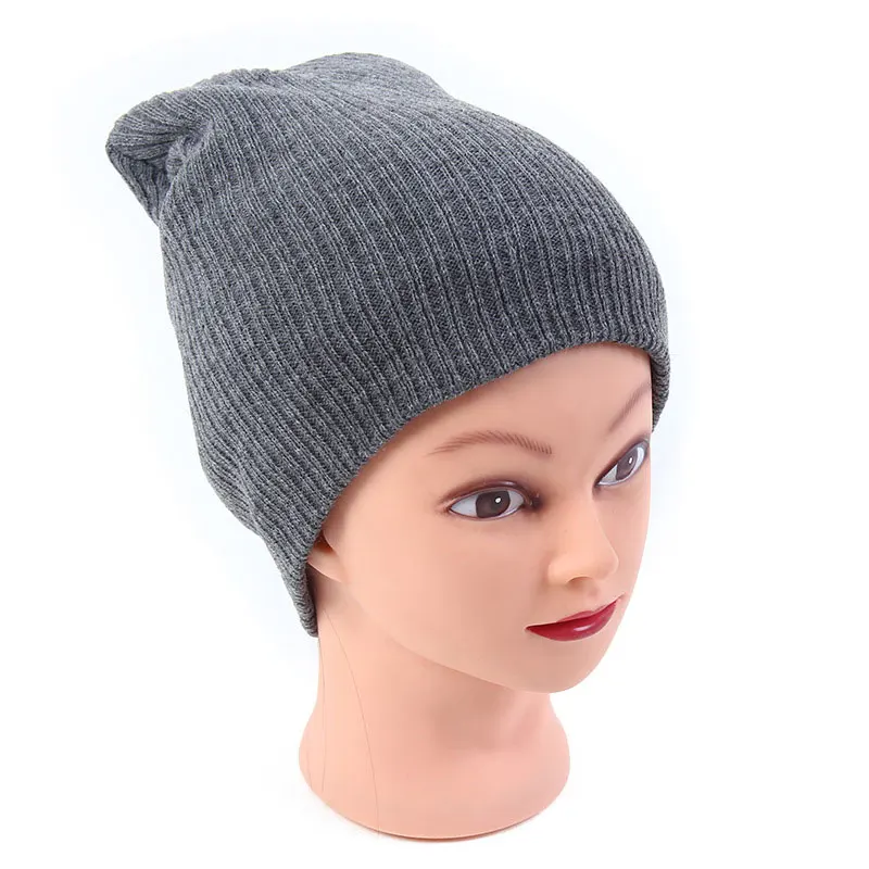 Мужские и женские эластичные шапки Gorro облегающая вязаная шапочка с черепом