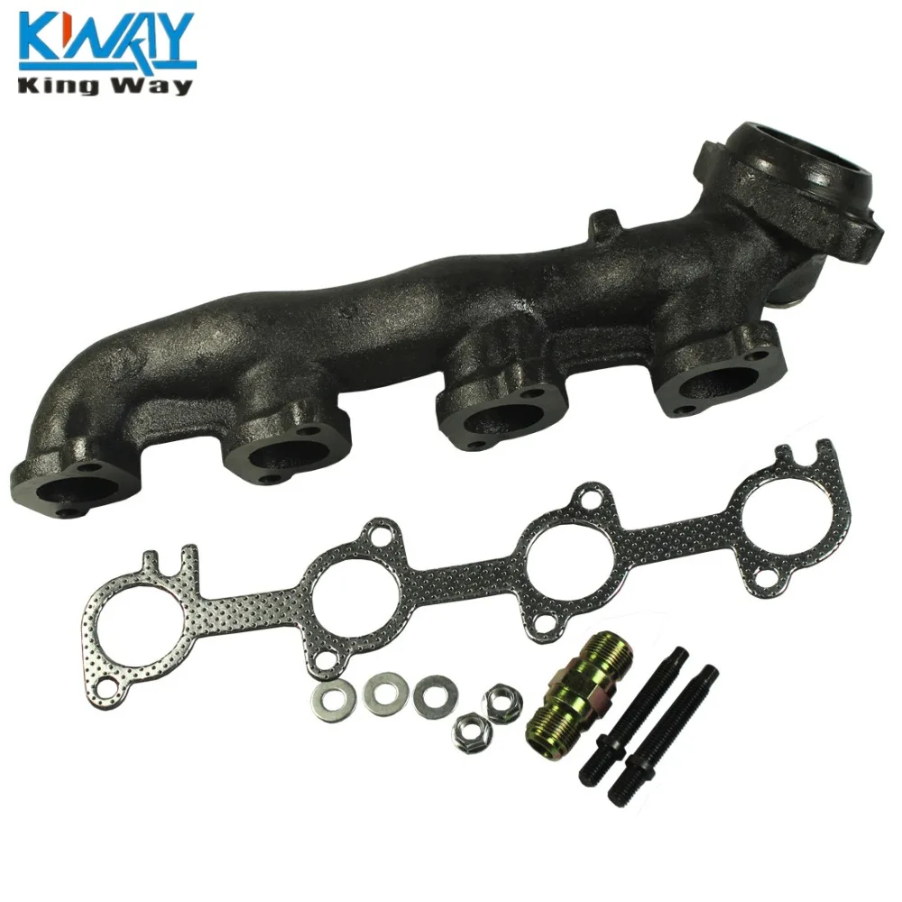 Бесплатная доставка-King Way- Driver Side (LH) выпускной коллектор для 97-98 Ford Expedition F-150 F-250 4.6L