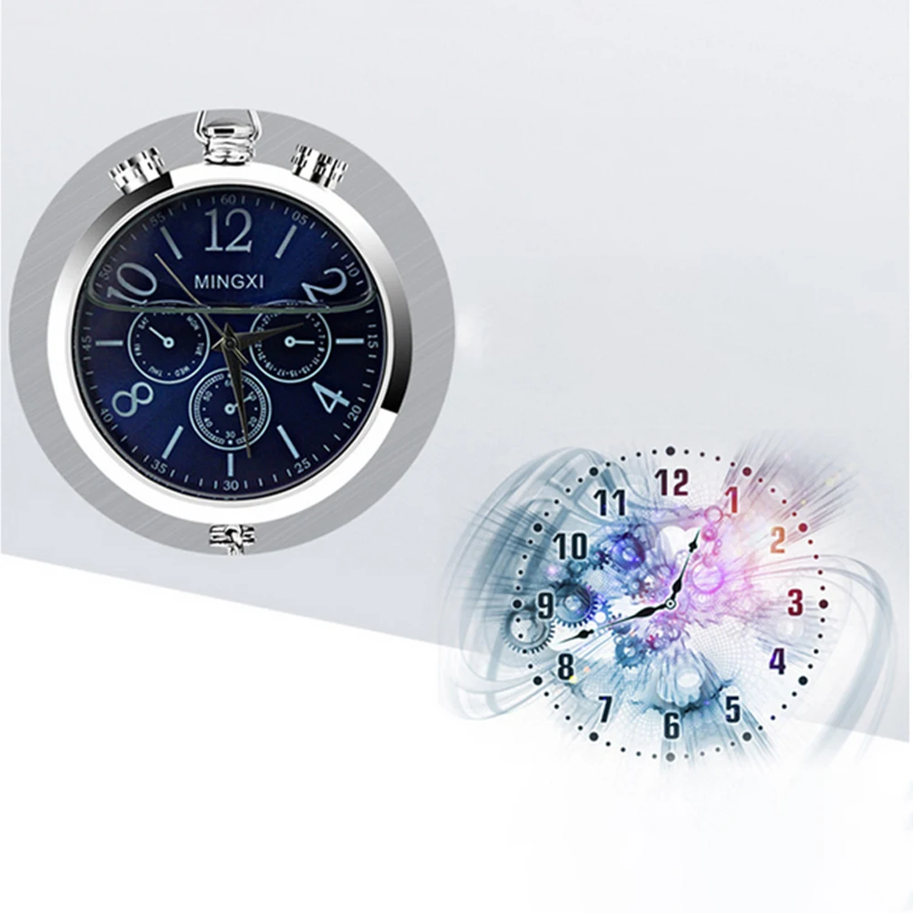 Автомобильная подвеска часы заполненная духами для украшения интерьера зеркала