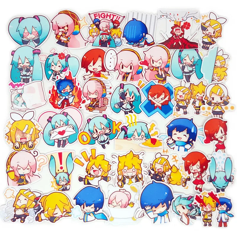 40 Pcs Cartoon cute girl Stickers for Luggage Laptop Skateboard Bicycle Motorcycle Styling Decals Fashion Cool Sticker | Игрушки и хобби